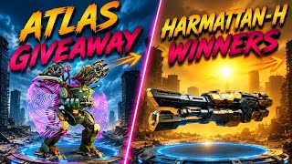 Giveaway 7 x  ATLAS titans + Harmattan-H Winners announcement | War Robots [WR]