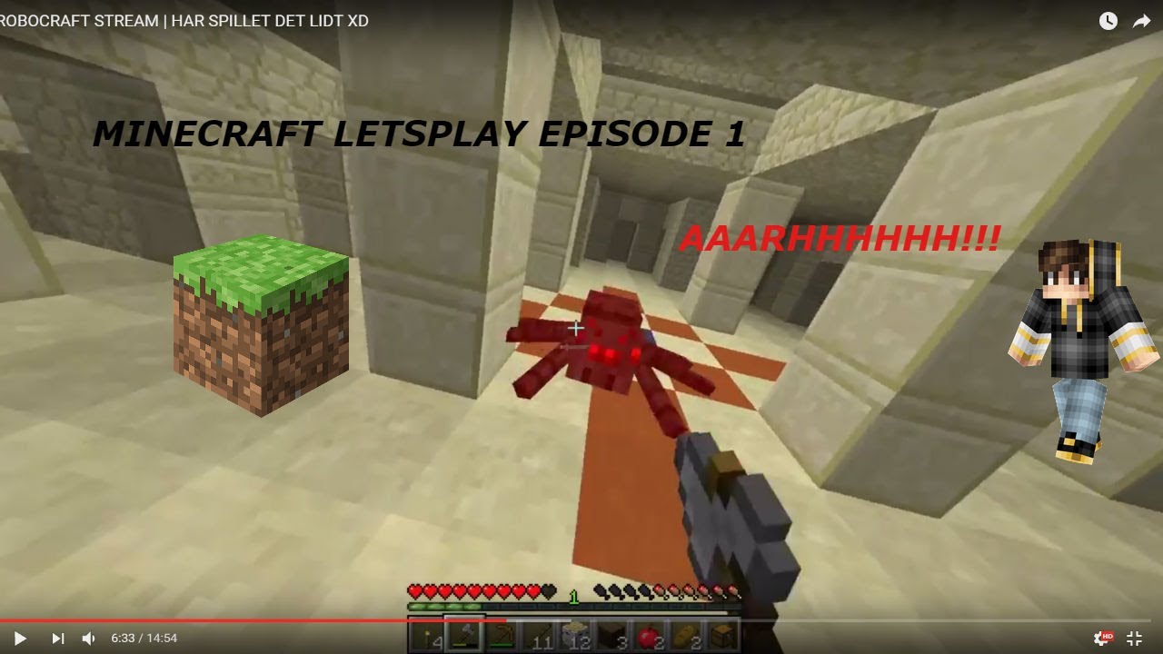 MINECRAFT STREAM!!! EP 1 | FIK DET STØRSTE CHOK! - YouTube
