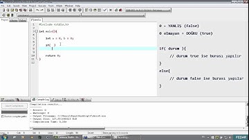 Kolay C Programlama Dersleri 5 - Pre-post increment, Aritmetik Atama, If - Else