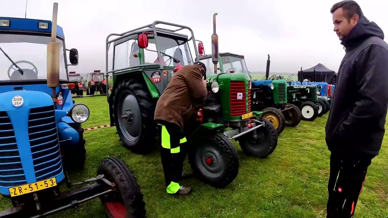 Traktoriáda Herálec 2024 2  - Seřadiště