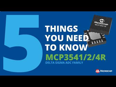 MCP3541/2/4 Econoline Delta-Sigma ADC Family