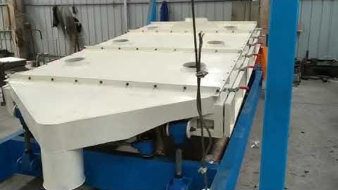 MHG gyratory sifter test runing in workshop