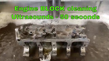 💦 Will it clean? [ENGINE block in 50 seconds] 👉 Ultrasonic cleaning