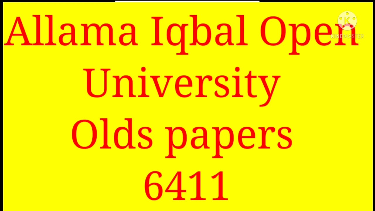 Aiou ADE Code 6411 Guess paper:6411 Guess paper, 6411 guess paper Allama Iqbal Open University