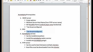 VMware Autodeploy Part 1 - Prerequisites