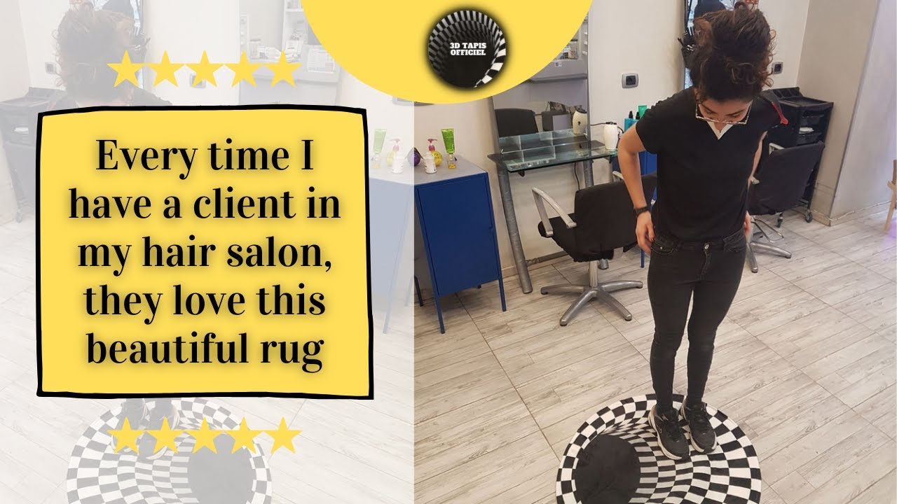 3D Vortex Illusion Rug - Live review 