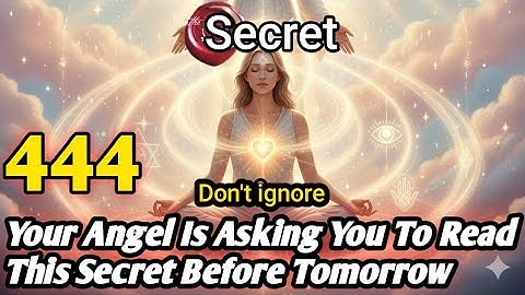 🧚444🌈Je engel vraagt ​​je om dit geheim vóór morgen te lezen🦋