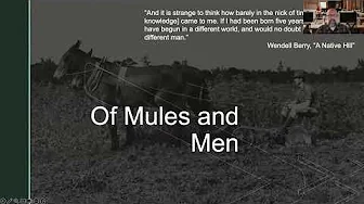 The Importance of Place: Jeremy Cowan on Wendell Berry's "A Native Hill," (Maurin Academy Segment) thumbnail