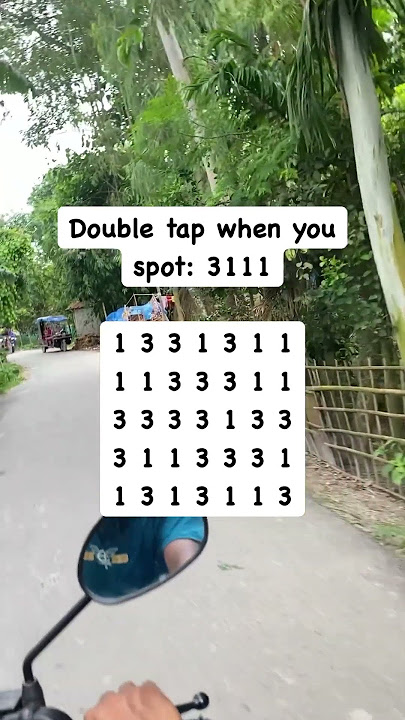 Observation Visual Test: 5 Seconds For You To Spot 3111 . Try Your Skills!  #search #puzzle #shorts