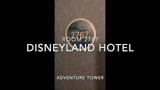 Disneyland Hotel Room 2767 Walkthrough   Premium Downtown Disney View   SD 480p
