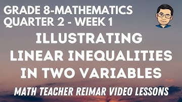 ILLUSTRATING LINEAR INEQUALITIES IN TWO VARIABLES | MATH 8 | MELCS Q2-WEEK 1 | TEACHER REIMAR