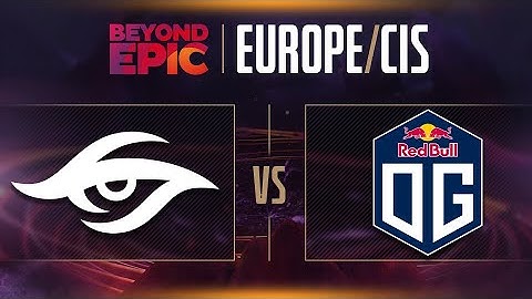 Secret vs OG Game 2 - Beyond Epic: EU/CIS - Group Stage