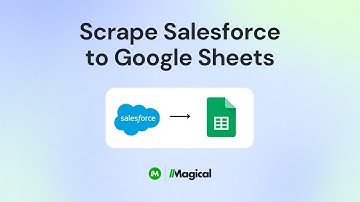 How to Scrape Salesforce to Google Sheets
