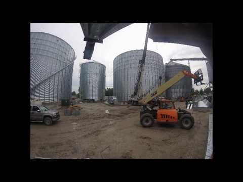 NECO Grain Dryer install, Curtisville Aug 17 2018