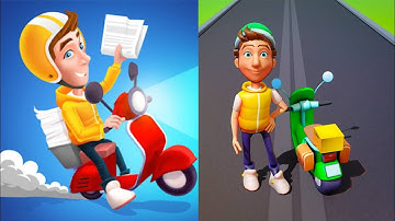Paper Boy Race Satisfying gameplay android, IOS