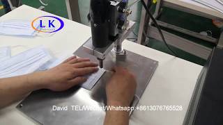 Full Manual portable Cheap Economic blank N95 mask earloop welding machine News