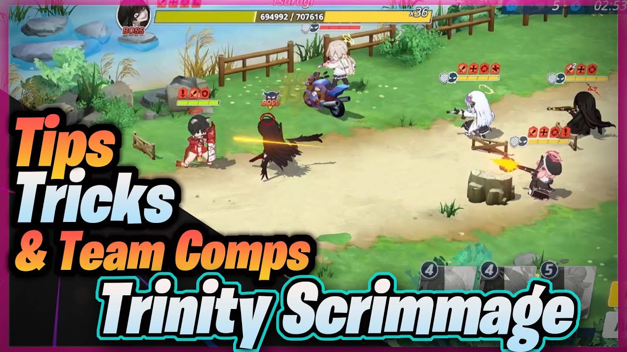 Trinity Scrimmage Guide - The Do's & Don'ts - Blue Archive Global - YouTube