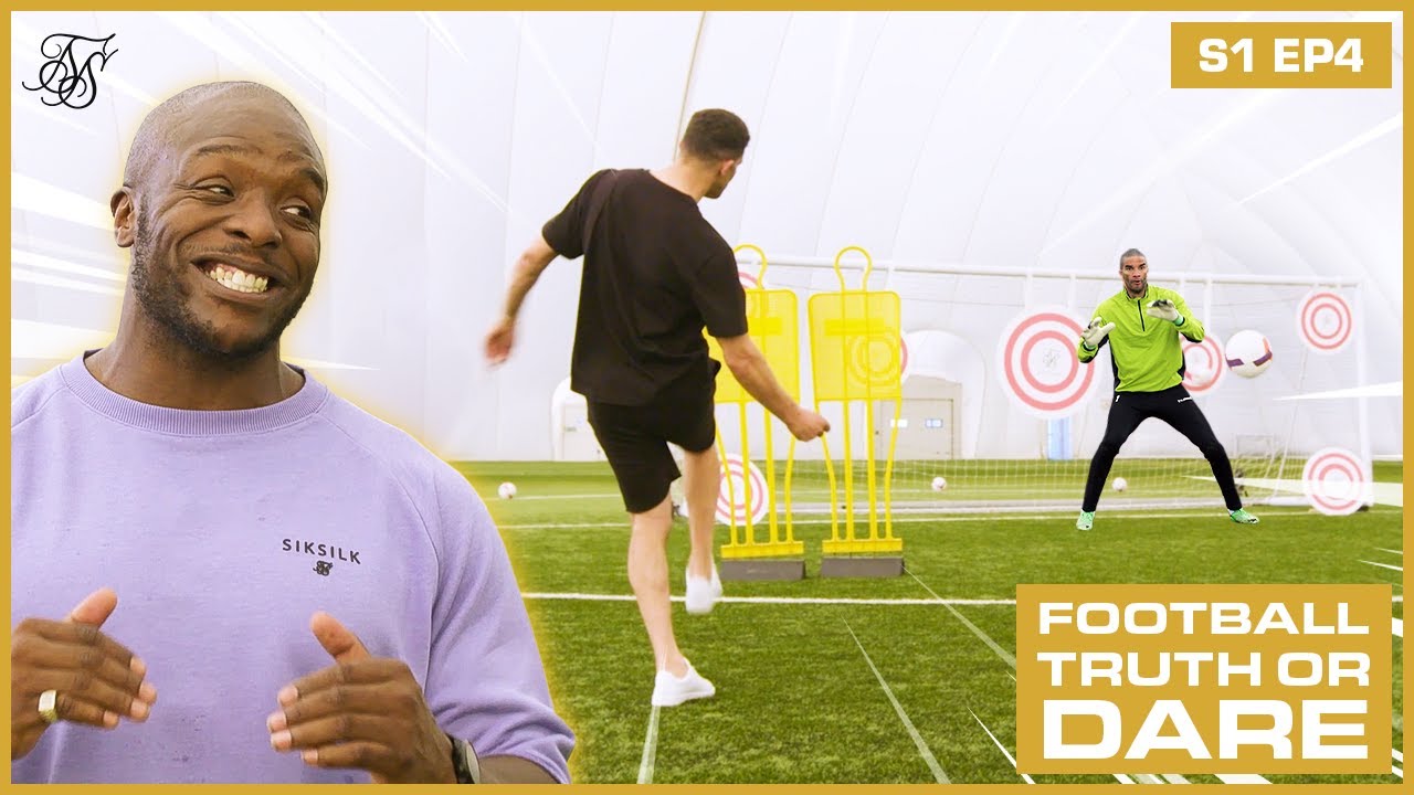 FOOTBALL TRUTH OR DARE I AKINFENWA CHALLENGES DAVID JAMES I SikSilk I Ep 4