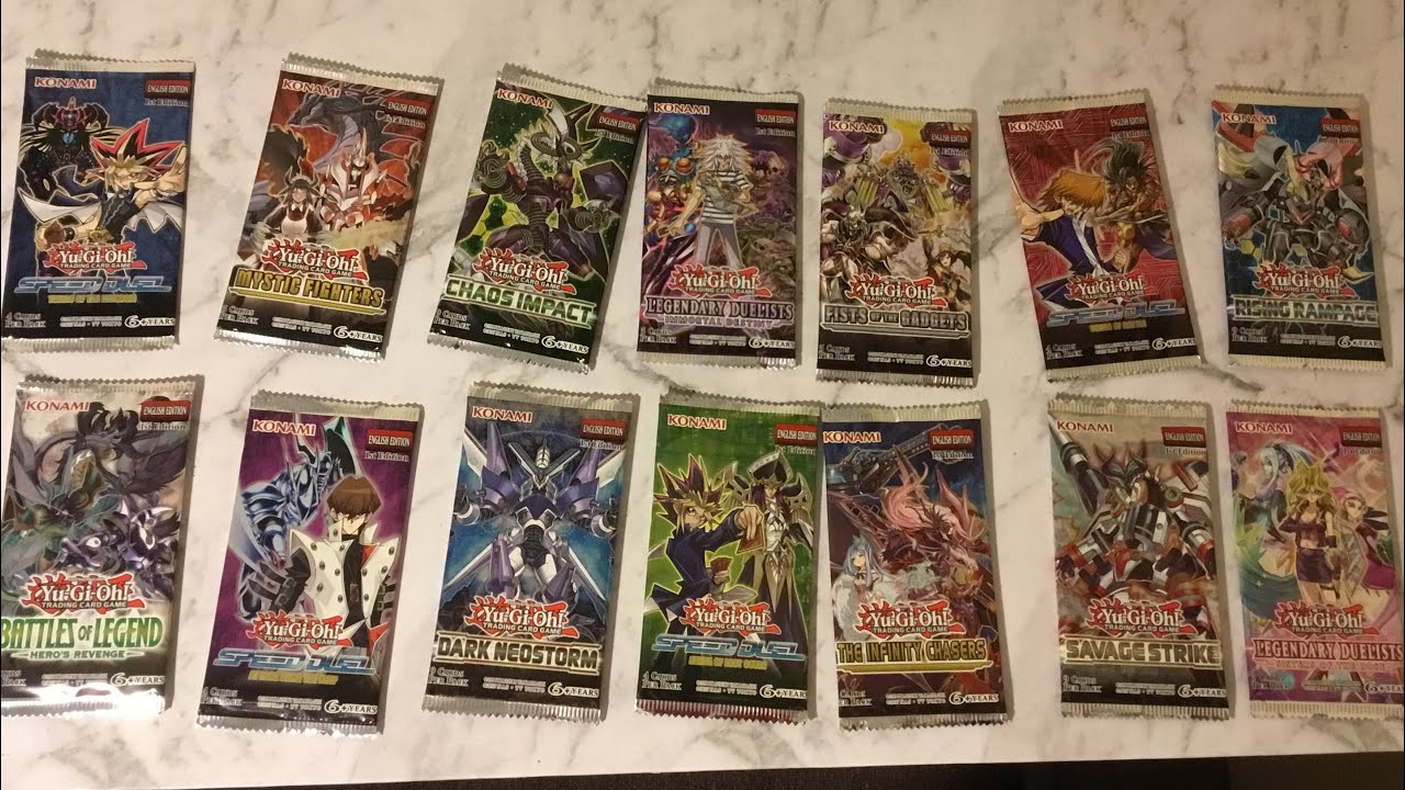 YuGiOh! Opening All Booster Packs Of 2019 YouTube