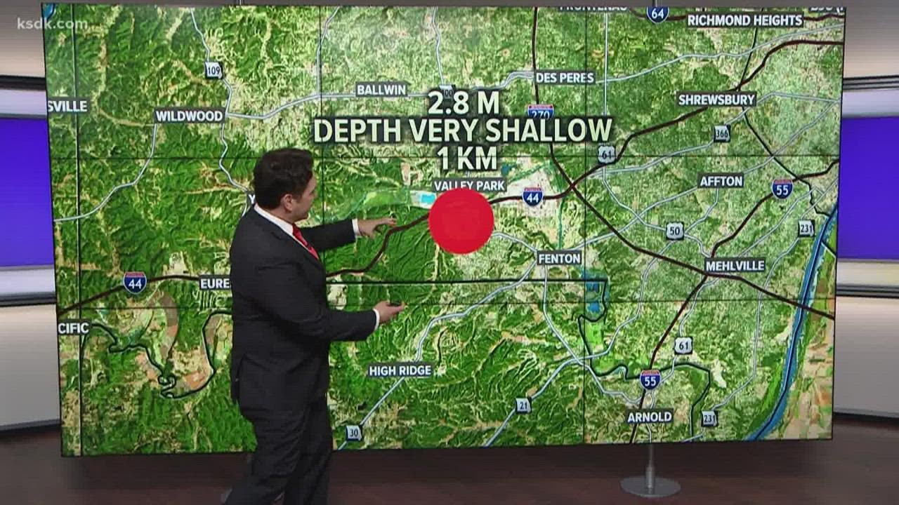 Friday earthquake in St. Louis area was 2.8 magnitude 'shallow' quake