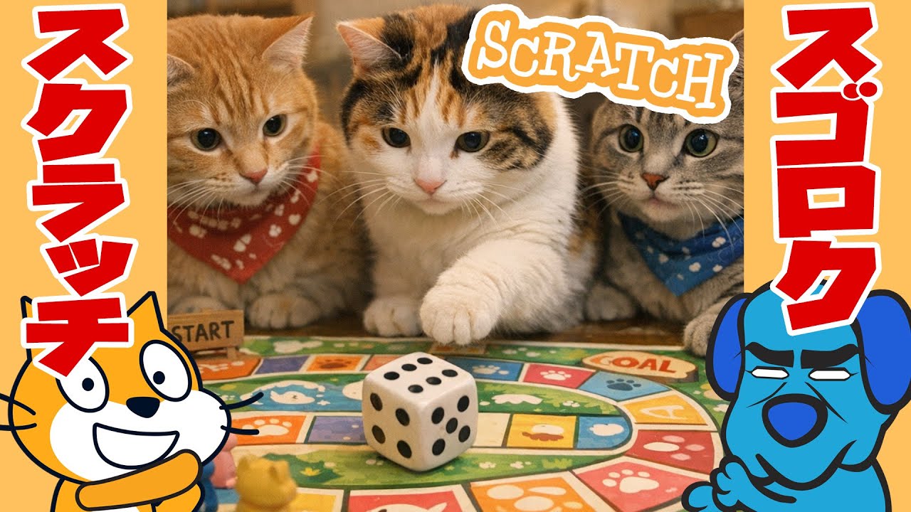 【スクラッチ】すごろく【作り方】