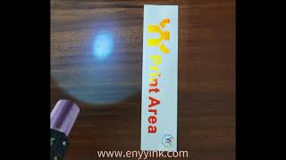 UV Invisible Ink Red to Orange #uvinvisibleink #securityink #redtoorange