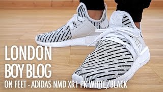 On Feet - Adidas NMD XR1 PK White/Black - YouTube