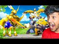 Legendary pokemons vs all electric pokemons palworld  techno gamerz