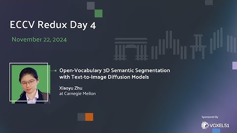 ECCV 2024: Open-Vocabulary 3D Semantic Segmentation with Text-to-Image Diffusion Models