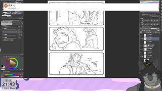 お絵描き練習配信