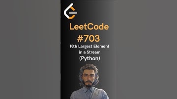 LeetCode#703 Kth Largest Element in a Stream - Python