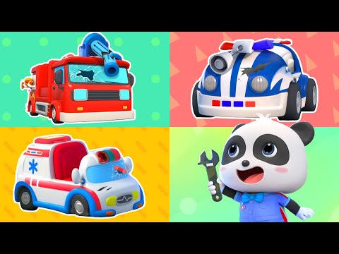 Robot yang Memperbaiki Mobil Mainan Lagu Robot Anak Lagu Anak-anak BabyBus Bahasa Indonesia
