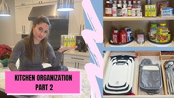 Kitchen Organization Part 2/Kitchen Organization Ideas For Kitchen Cabinets & Drawer 2021