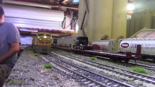 Canadian Pacific down under ho scale layout Soo line sd 10