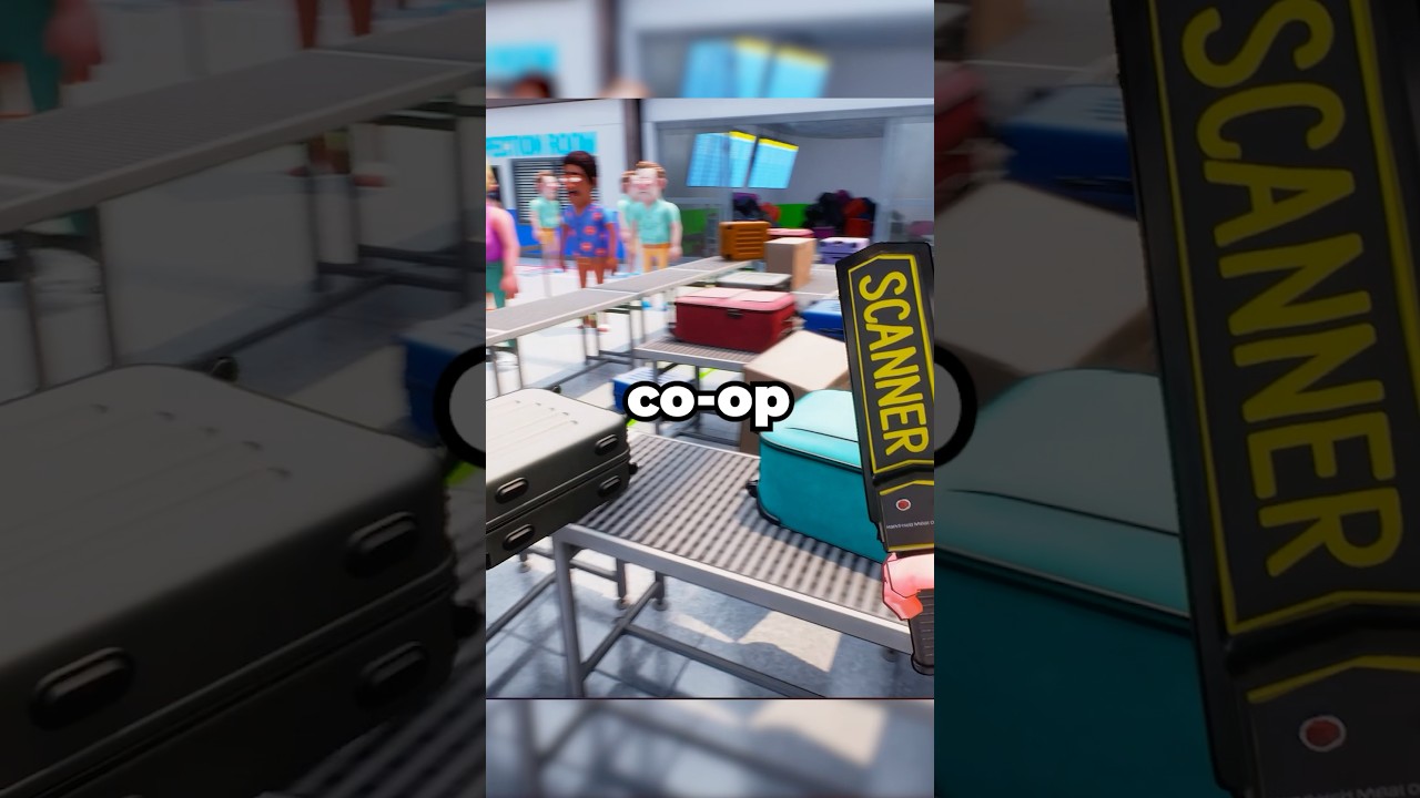 В этой НОВОЙ кооперативной игре сыграйте за сотрудников службы безопасности аэропорта 😂 