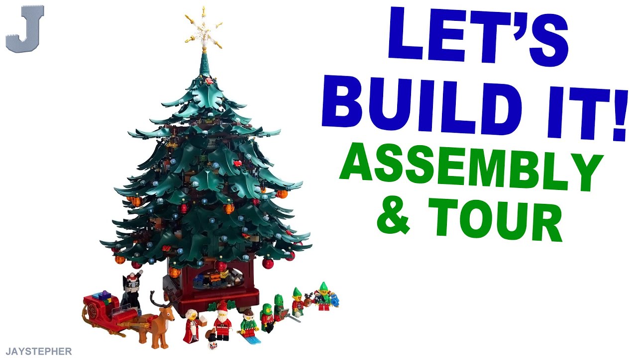 LEGO 2025 Семейная рождественская ёлка 41843 Разборка, сборка и экскурсия