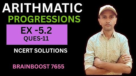 Arithmetic Progression ll chapter 5 ll Class 10 Maths ll NCERT solutions #