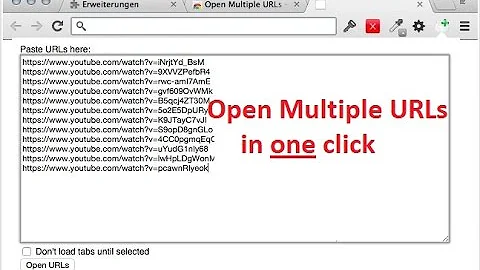 How to open Multiple URLs in one Click Easiest Way