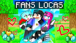 ¡2 FANS LOCAS vs 1 CHICO en UN BLOQUE en MINECRAFT! 💘😱 RETO CHICAS vs CHICOS en MINECRAFT 😎SRJUANCHO