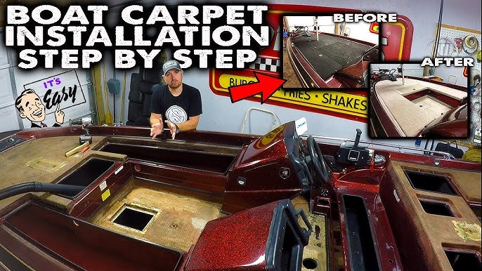 Bass Boat Carpet Install Tutorial On