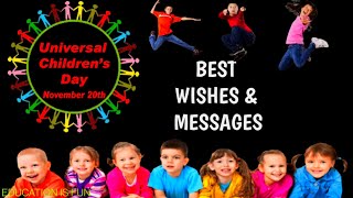 International Children’s Day 2021 | Children’s Day  Message | 20th November | Happy Children’s Day