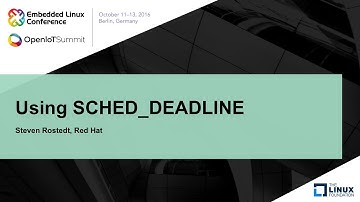 Using SCHED_DEADLINE