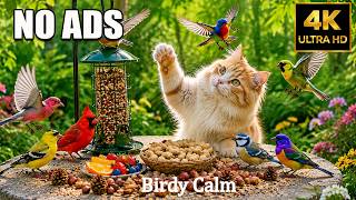 Peaceful Cat TV 😻 Birds Circling in Sky 🐦 Calm Cat Enjoying Garden View 🌿 screenshot 3