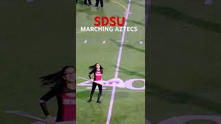 SDSU Marching AZTECS performed at @MountCarmel High H 10/25 #goaztecs #marchingband #sdsu #sdsuguard
