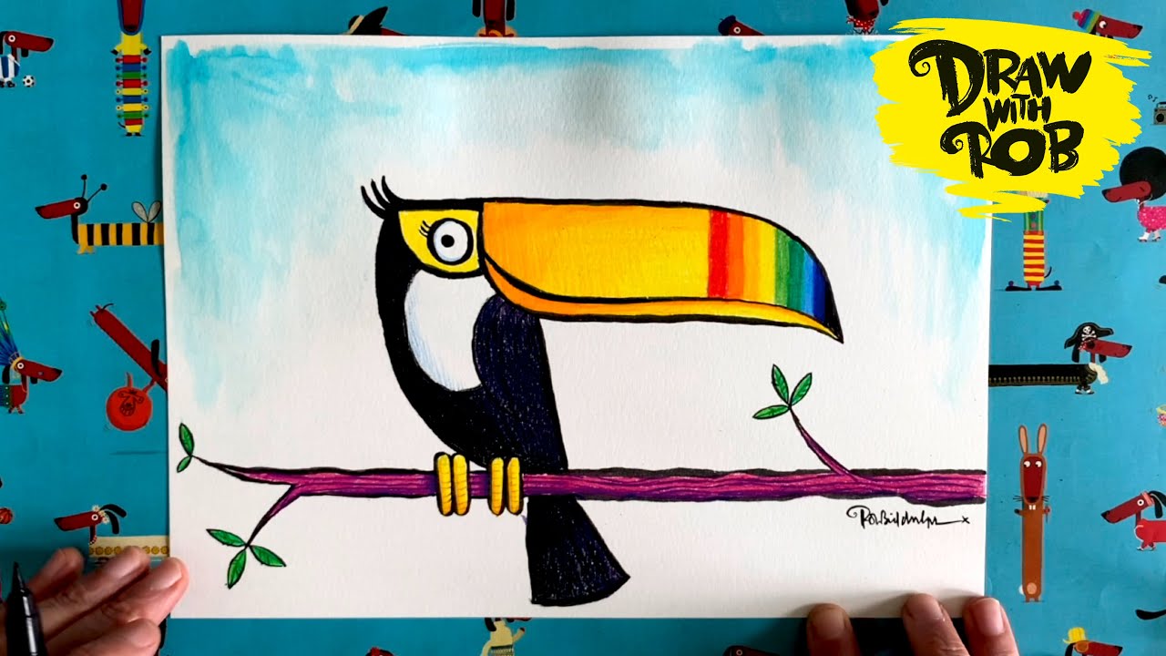 Drawwithrob 36 Toucan Youtube