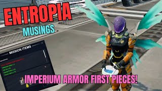 Entropia - Musings - First 3 Imperium Armor Parts