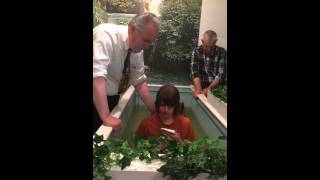 Cody White getting baptized at NL Camp Metting! August 2014