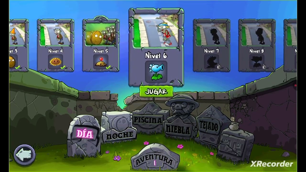 Jugando pvz parte 1