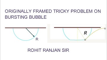 TRICKY PROBLEM OF BURSTING SOAP BUBBLE #JEE #KVPY #NEET #OLYMPIAD #SURFACE TENSION