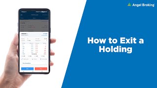 How to Exit a Holding In Few Steps | Angel Broking App | Download Now screenshot 5